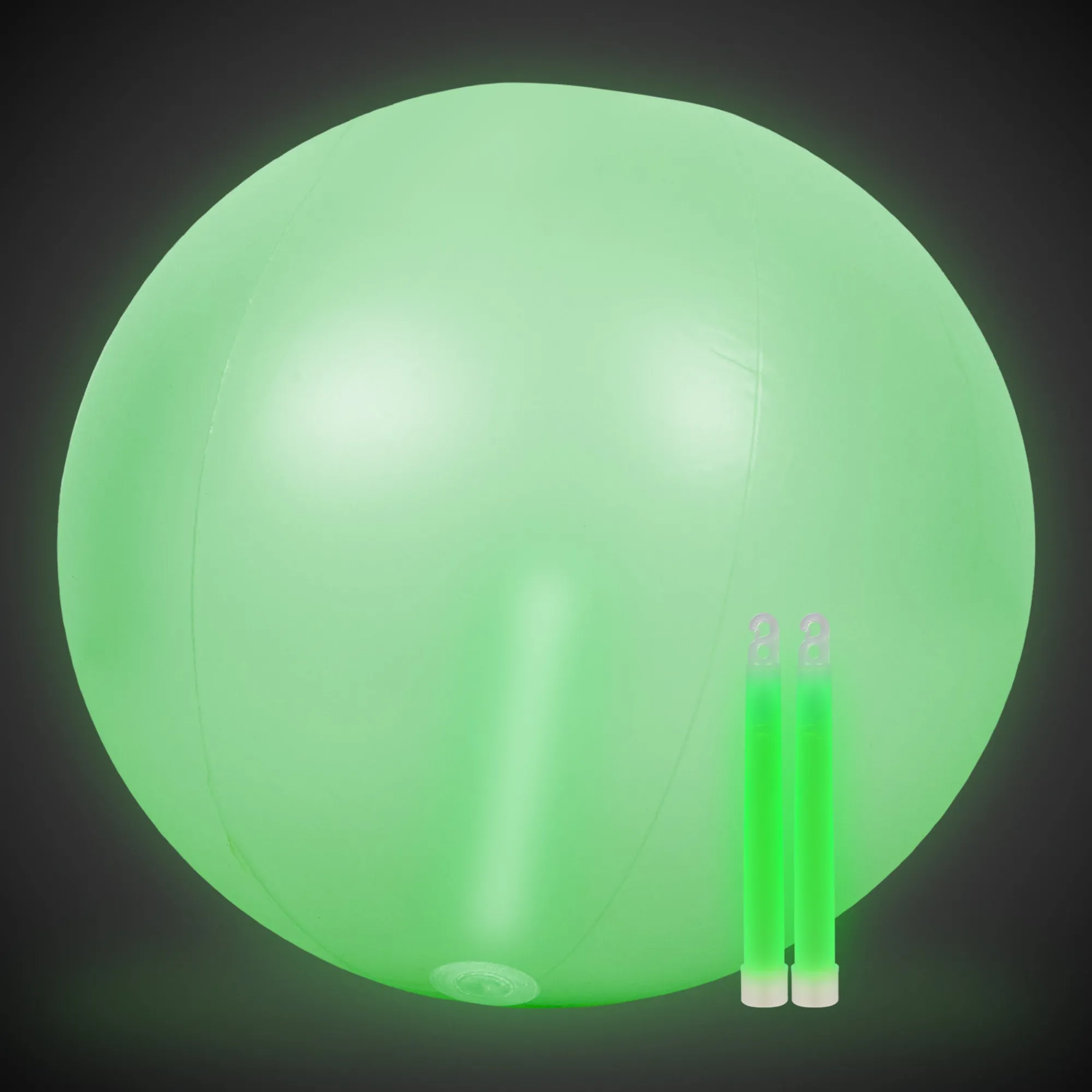 Discount Windy City Novelties Glow in the Dark 24" Beach Ball Green