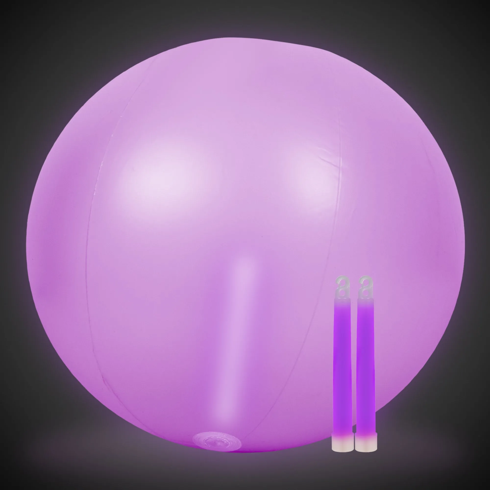 Best Windy City Novelties Glow in the Dark 24" Beach Ball Purple