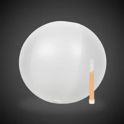 Windy City Novelties Glow in the Dark 12" Beach Ball White