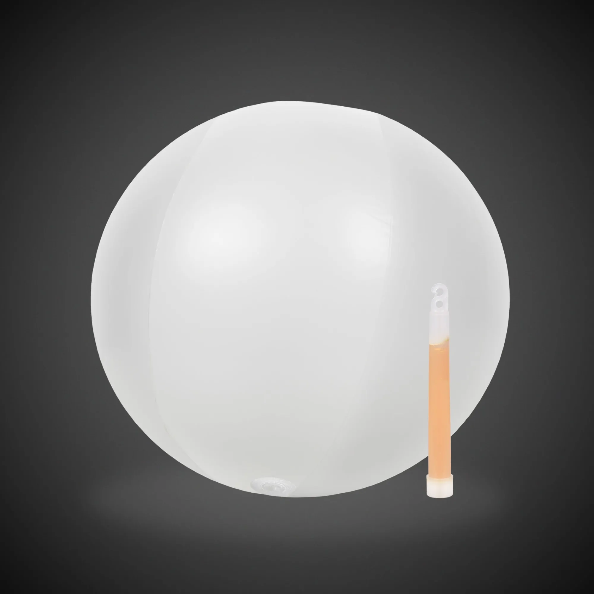 Windy City Novelties Glow in the Dark 12" Beach Ball White