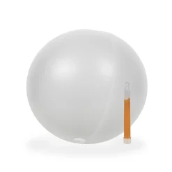Windy City Novelties Glow in the Dark 12" Beach Ball Yellow