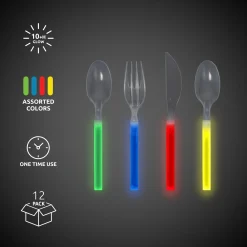New Windy City Novelties Glow Knives, Forks and Spoons
