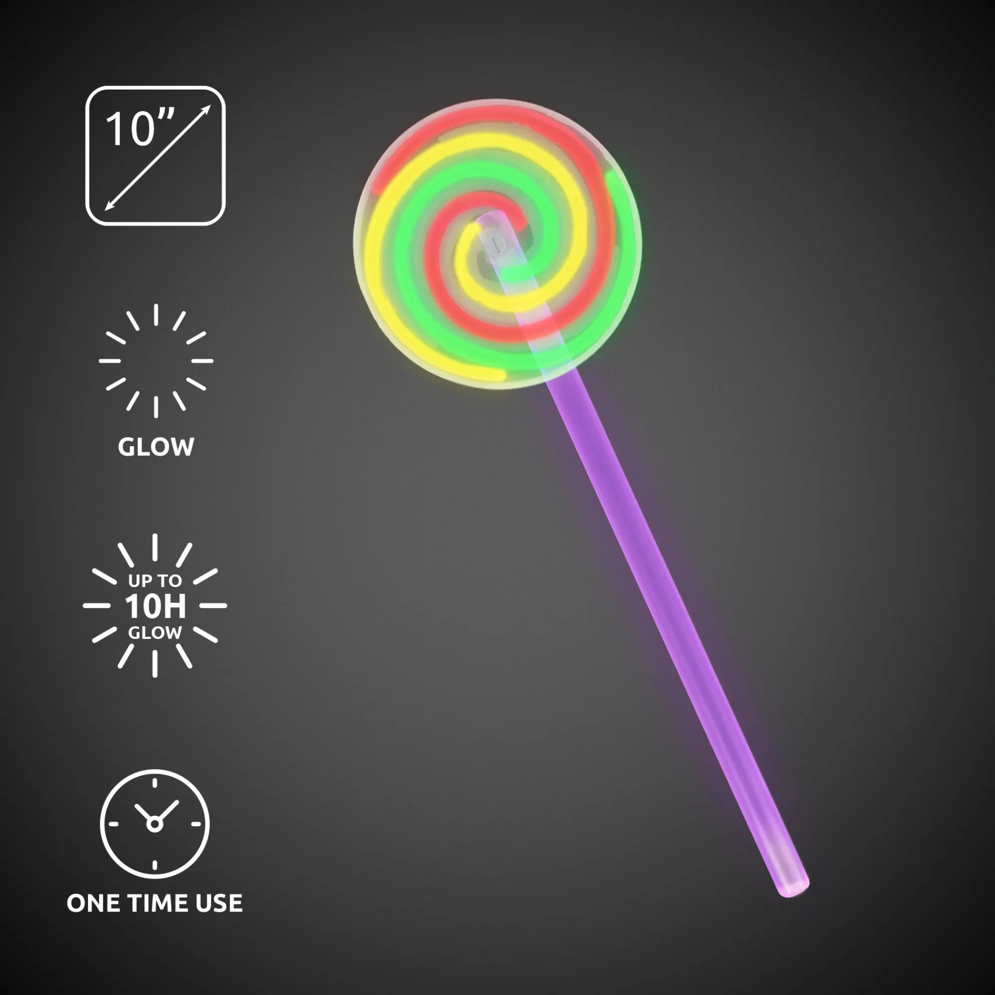 Clearance Windy City Novelties Glow Lollipop Wand