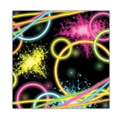 Clearance Windy City Novelties Glow Party Beverage Napkins