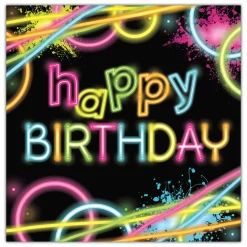 Hot Windy City Novelties Glow Party Birthday Lunch Napkins