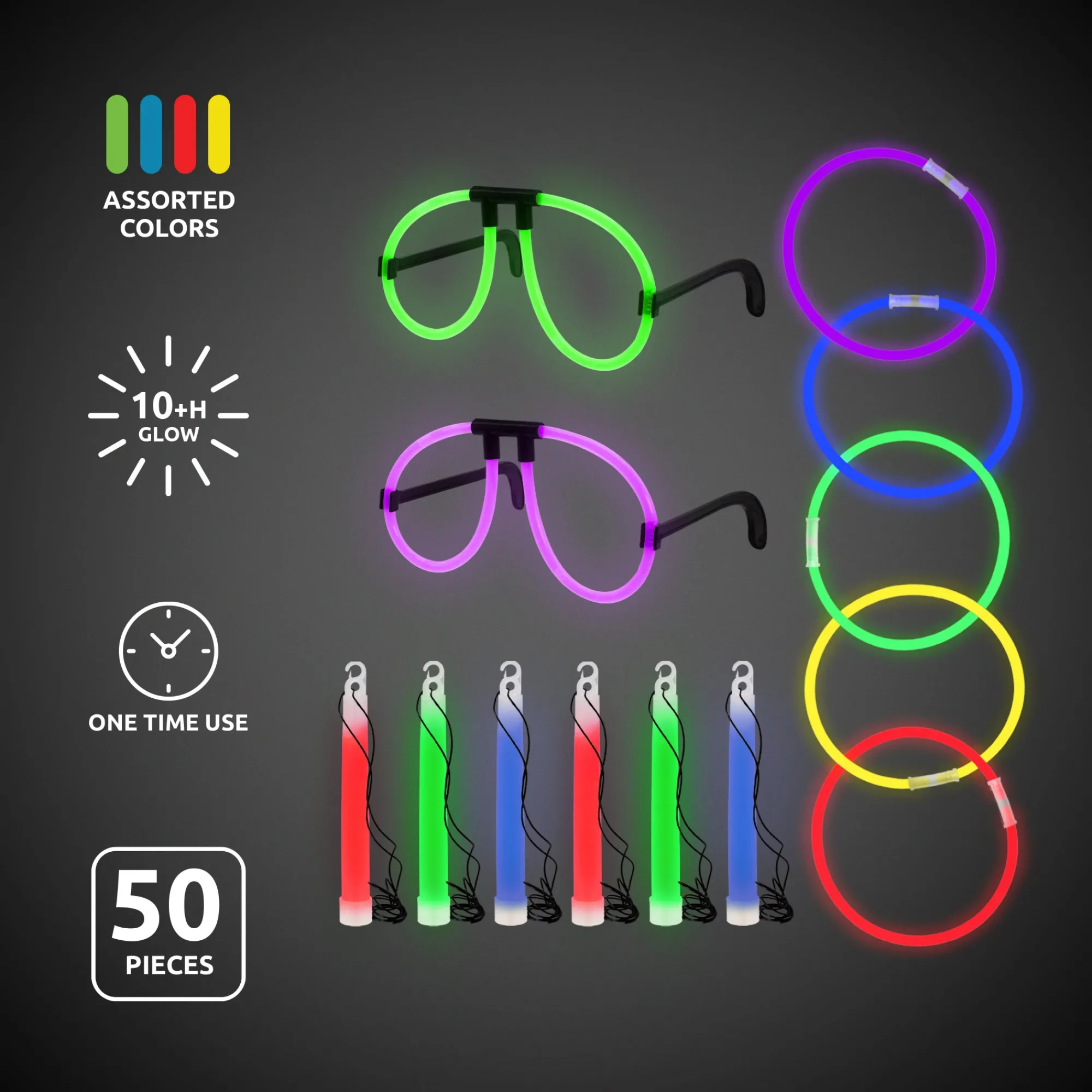 Discount Windy City Novelties Glow Party 40 Pack