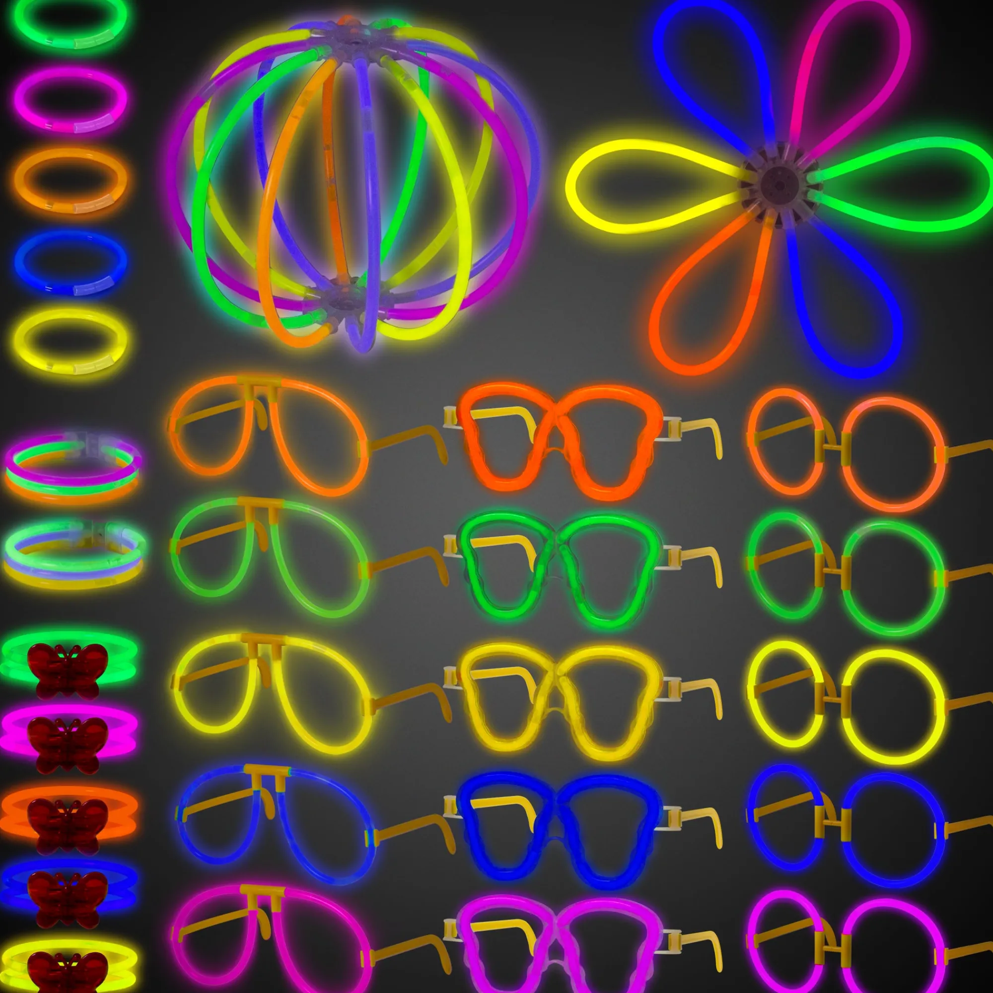 Clearance Windy City Novelties Glow Party 200 Pack