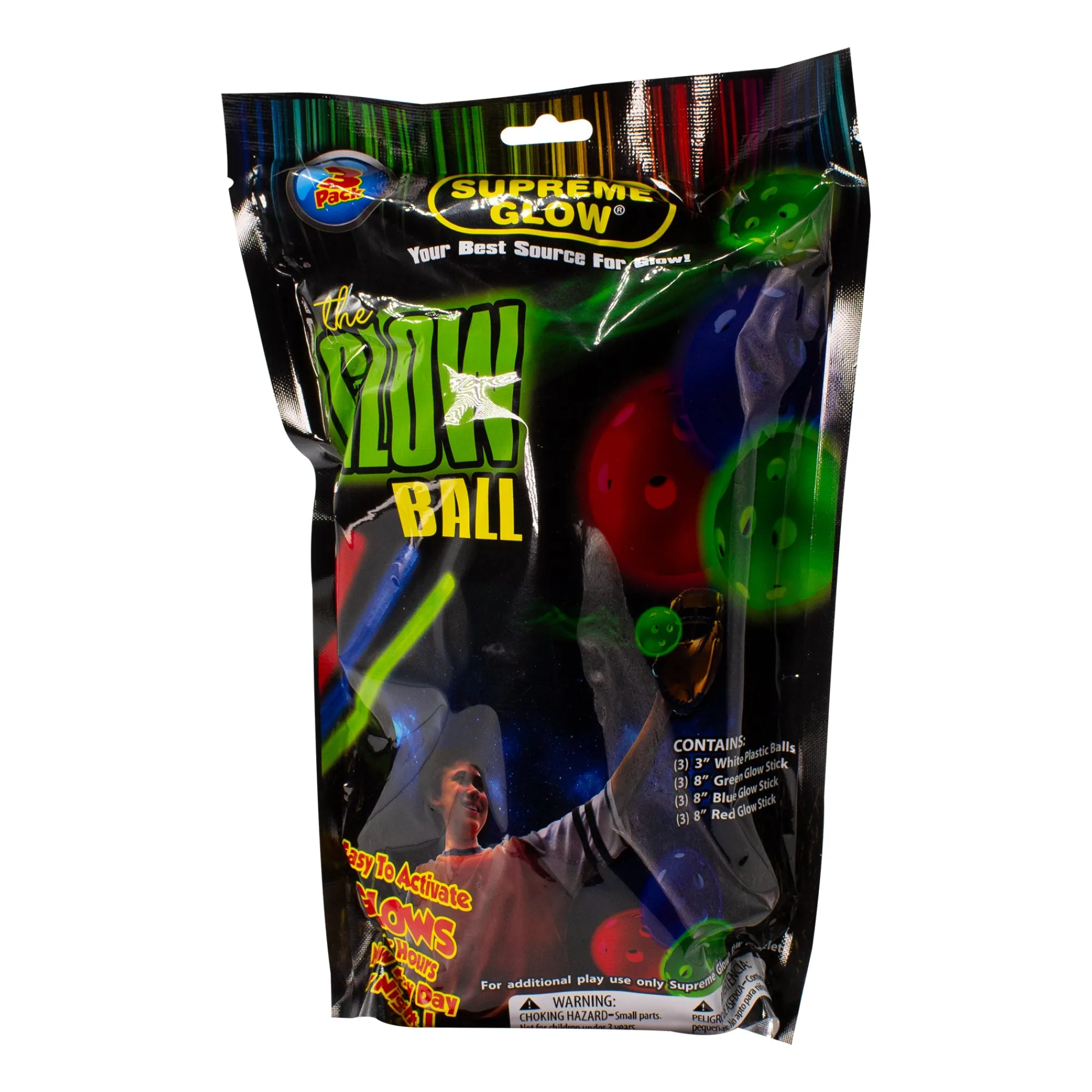 Best Windy City Novelties Glow Perforated Plastic Practice Balls