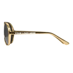 Best Windy City Novelties Gold Aviator Sunglasses