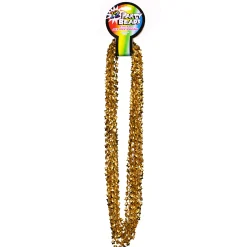 Hot Windy City Novelties Gold Bead Star 33" Necklaces