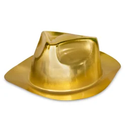 Online Windy City Novelties Gold Fedora Hats