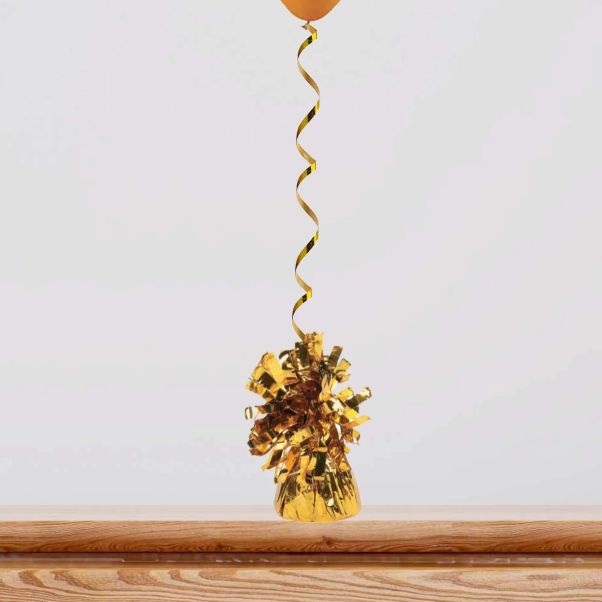 Hot Windy City Novelties Foil Balloon 2 1/2" Weight Gold