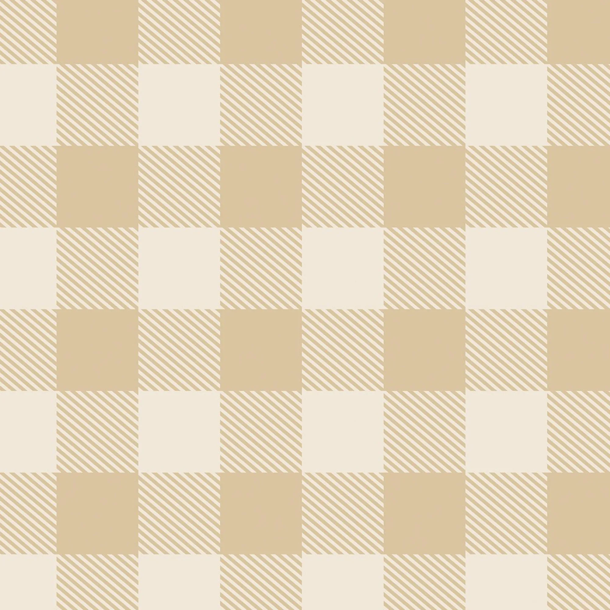 Windy City Novelties Gold Plaid Table Cover