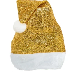 Hot Windy City Novelties Gold Santa Hat