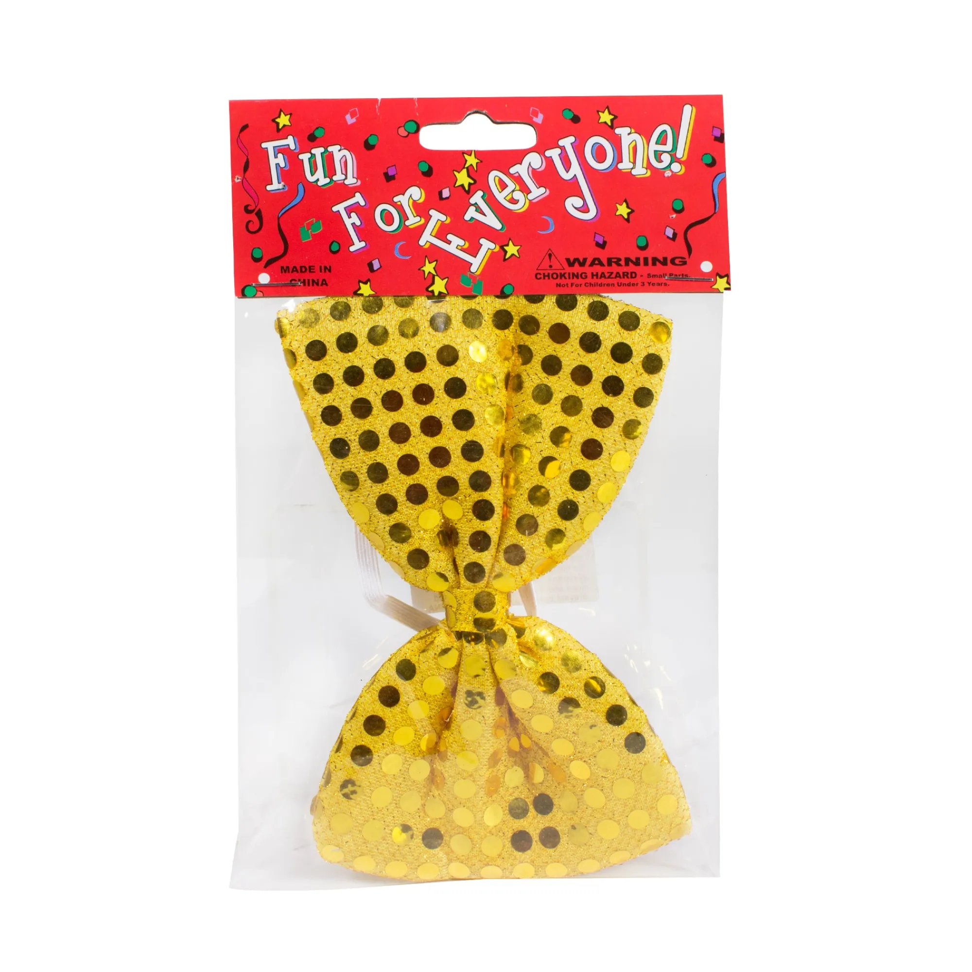 Windy City Novelties Gold Sequin Bow Tie