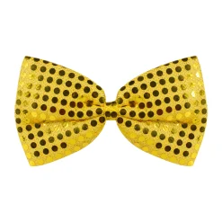 Windy City Novelties Gold Sequin Bow Tie