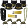 Online Windy City Novelties Gold Showboat New Year Party Kit for 100