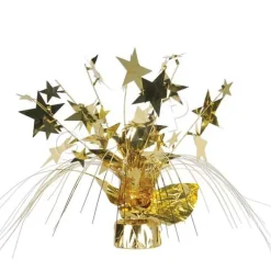 New Windy City Novelties Gold Star 11" Centerpiece