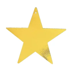 Hot Windy City Novelties Gold Star Foil Cutout