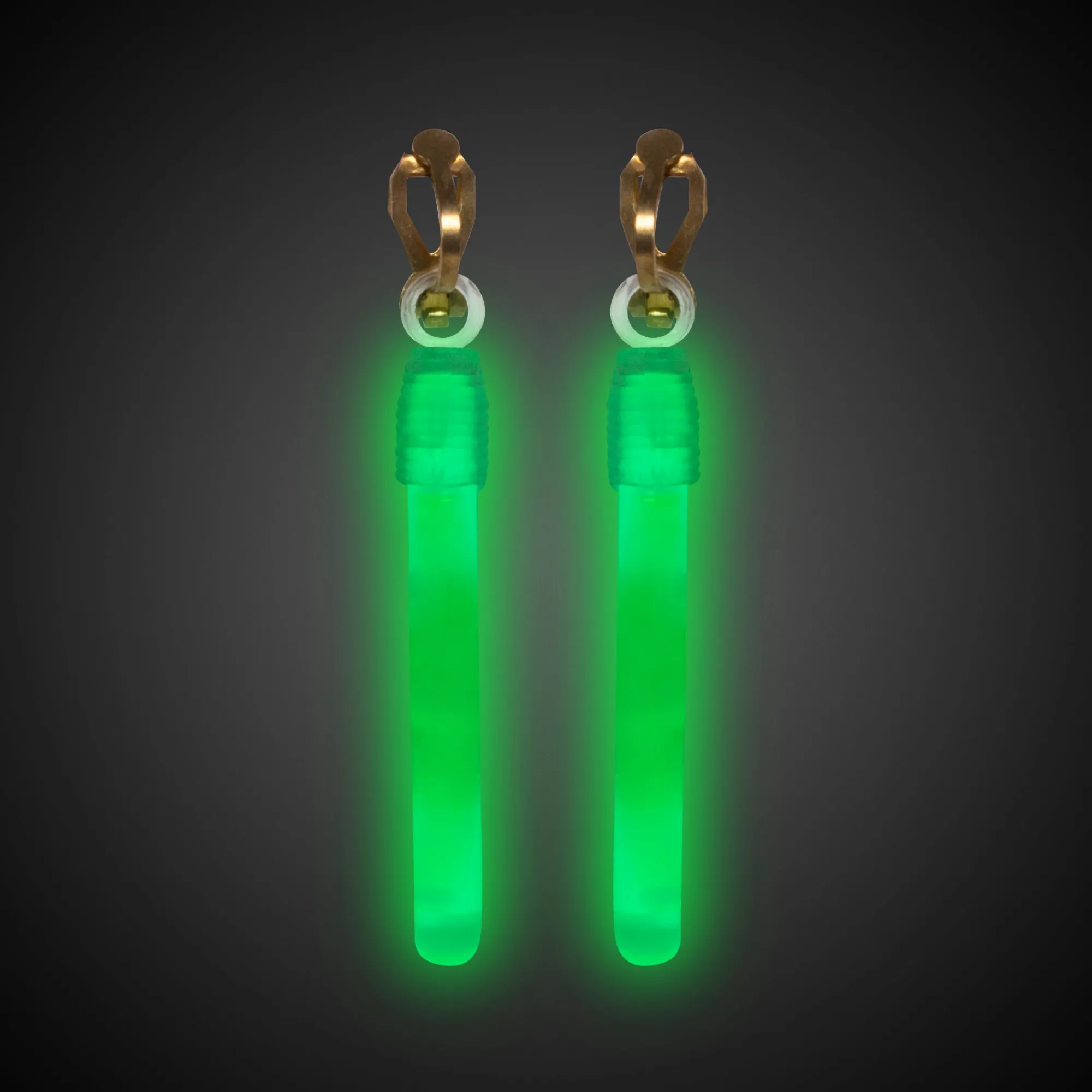 Best Windy City Novelties Glow Clip-On Earrings Green
