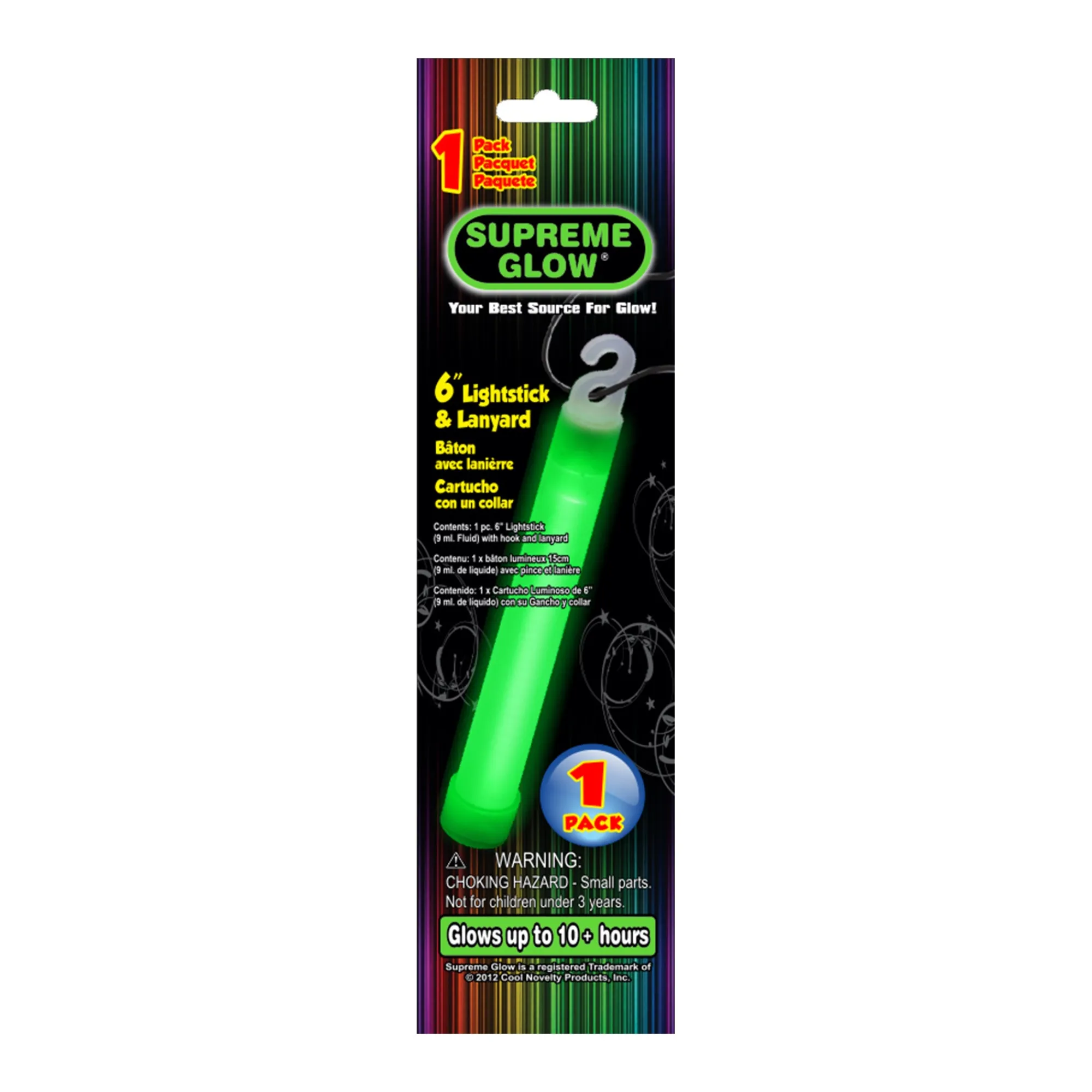 Clearance Windy City Novelties 6" Glow Stick Green