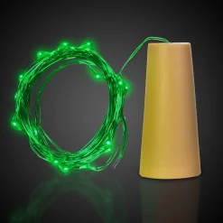 Online Windy City Novelties LED Cork String Light Set Green