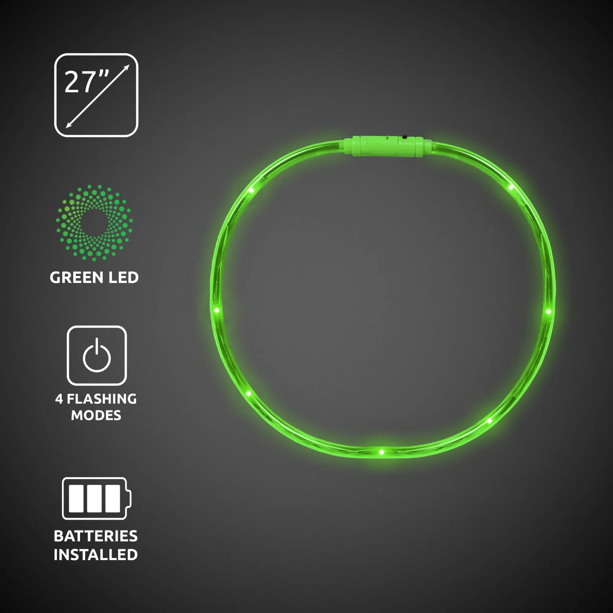 Best Windy City Novelties LED 27" Necklace Green