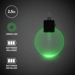 Best Windy City Novelties Green LED Round Medallion
