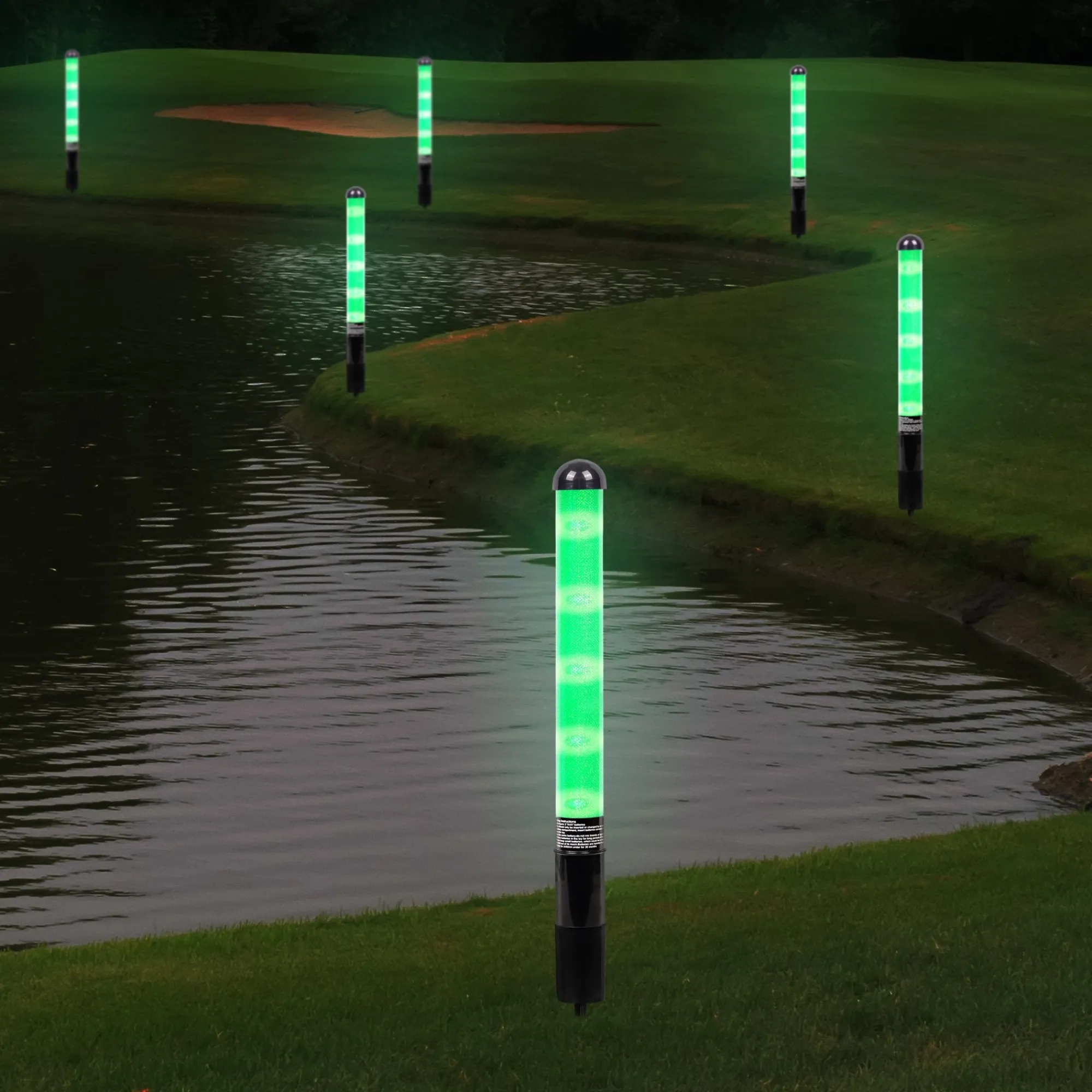 Best Windy City Novelties LED Yardage Markers Green
