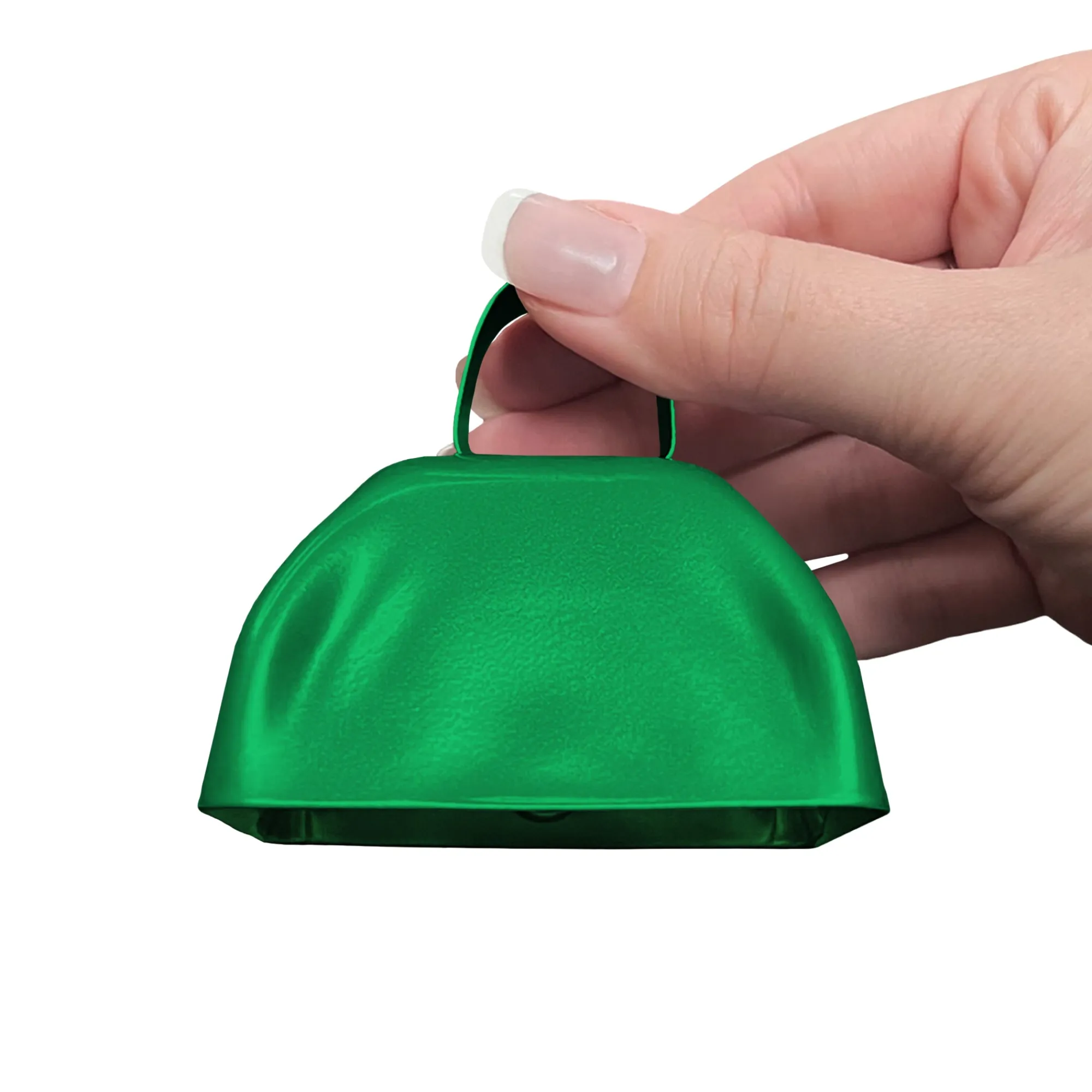 Clearance Windy City Novelties Metal Cowbells Green