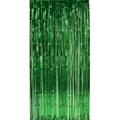 Outlet Windy City Novelties Green Metallic Fringe Curtain