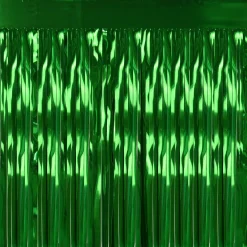 Online Windy City Novelties Green Metallic Fringed Table Skirt