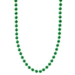 New Windy City Novelties Green 7mm Bead 33" Necklaces