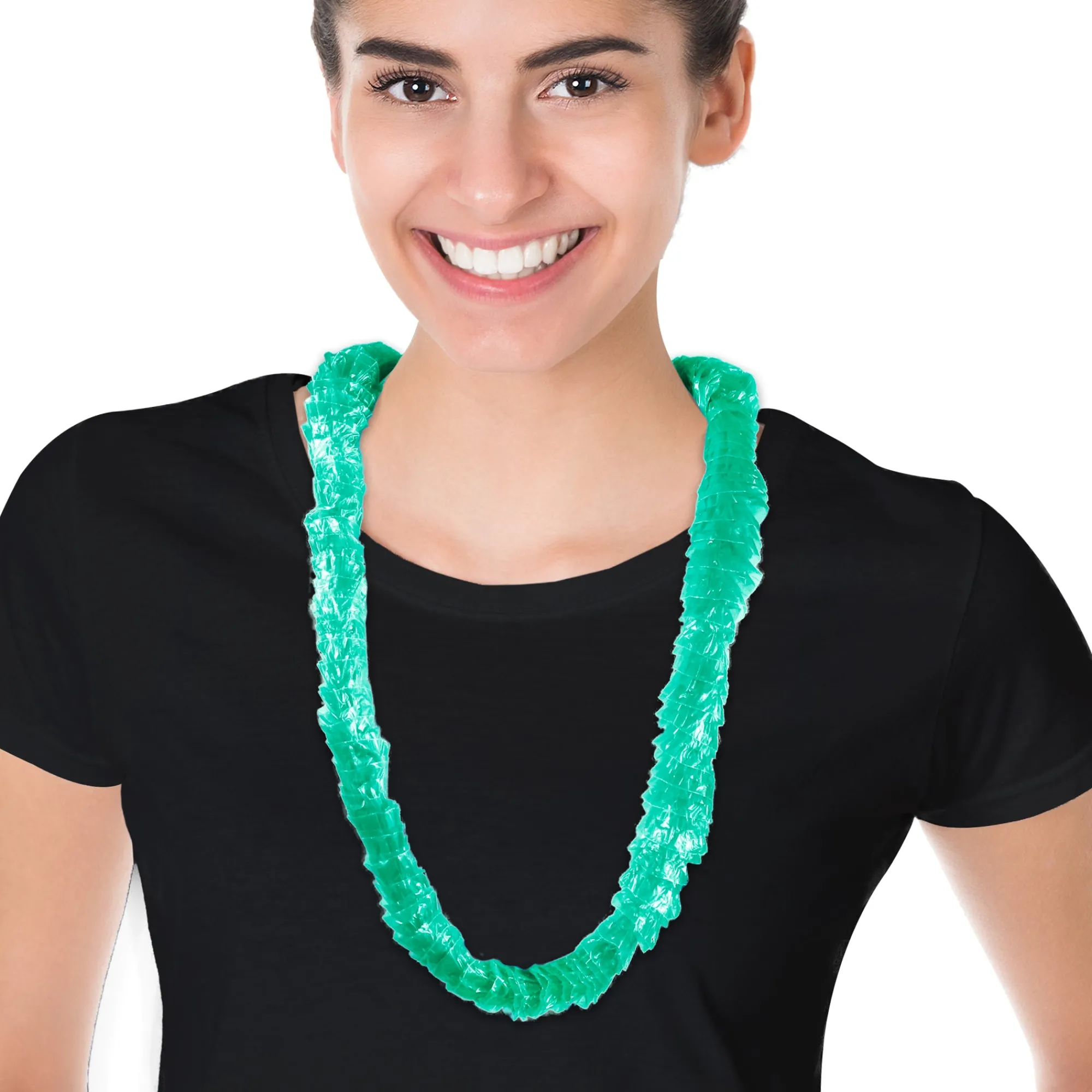 New Windy City Novelties Plastic Leis Green