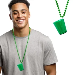 Online Windy City Novelties Green Plastic Shot Glass