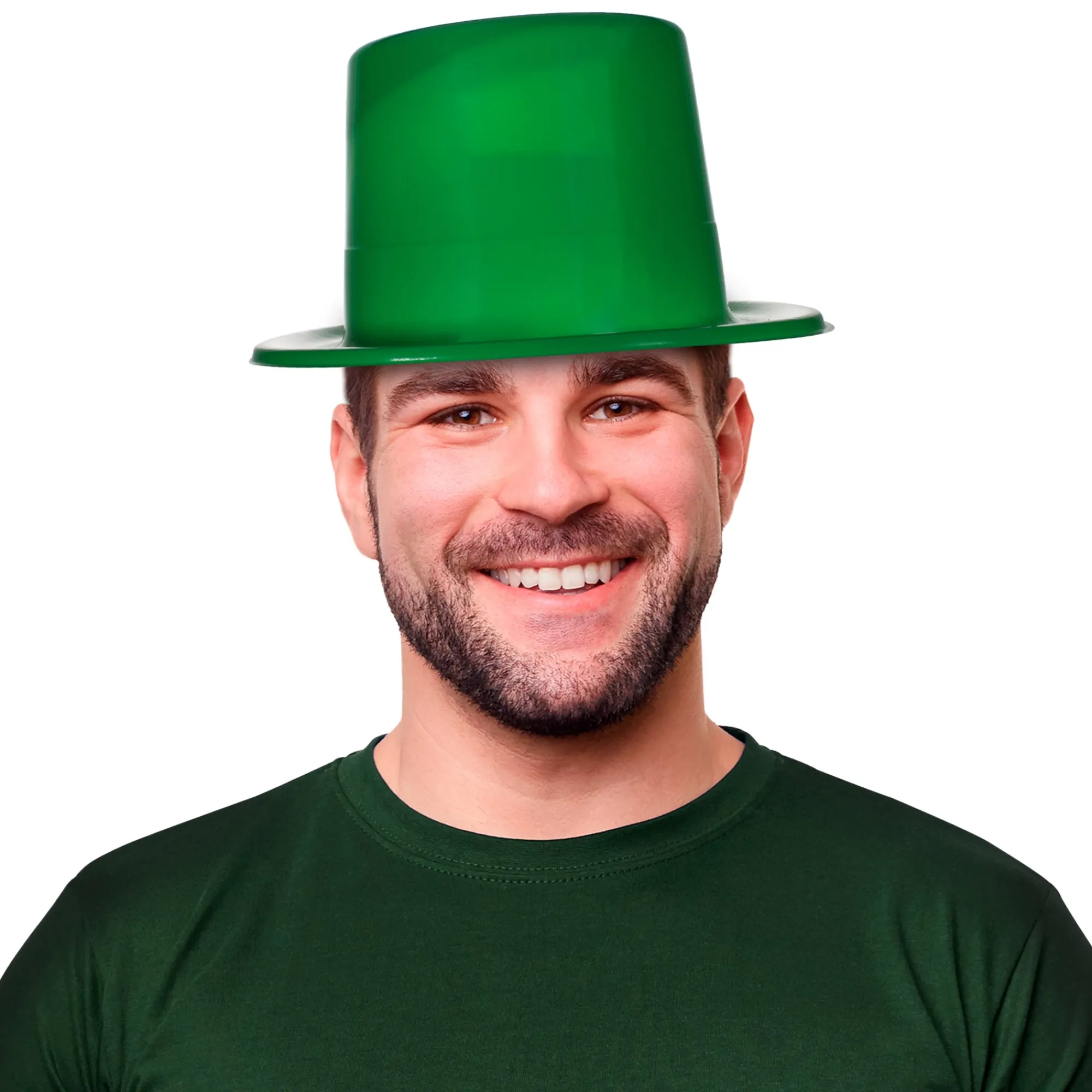 Hot Windy City Novelties Green Plastic Top Hats
