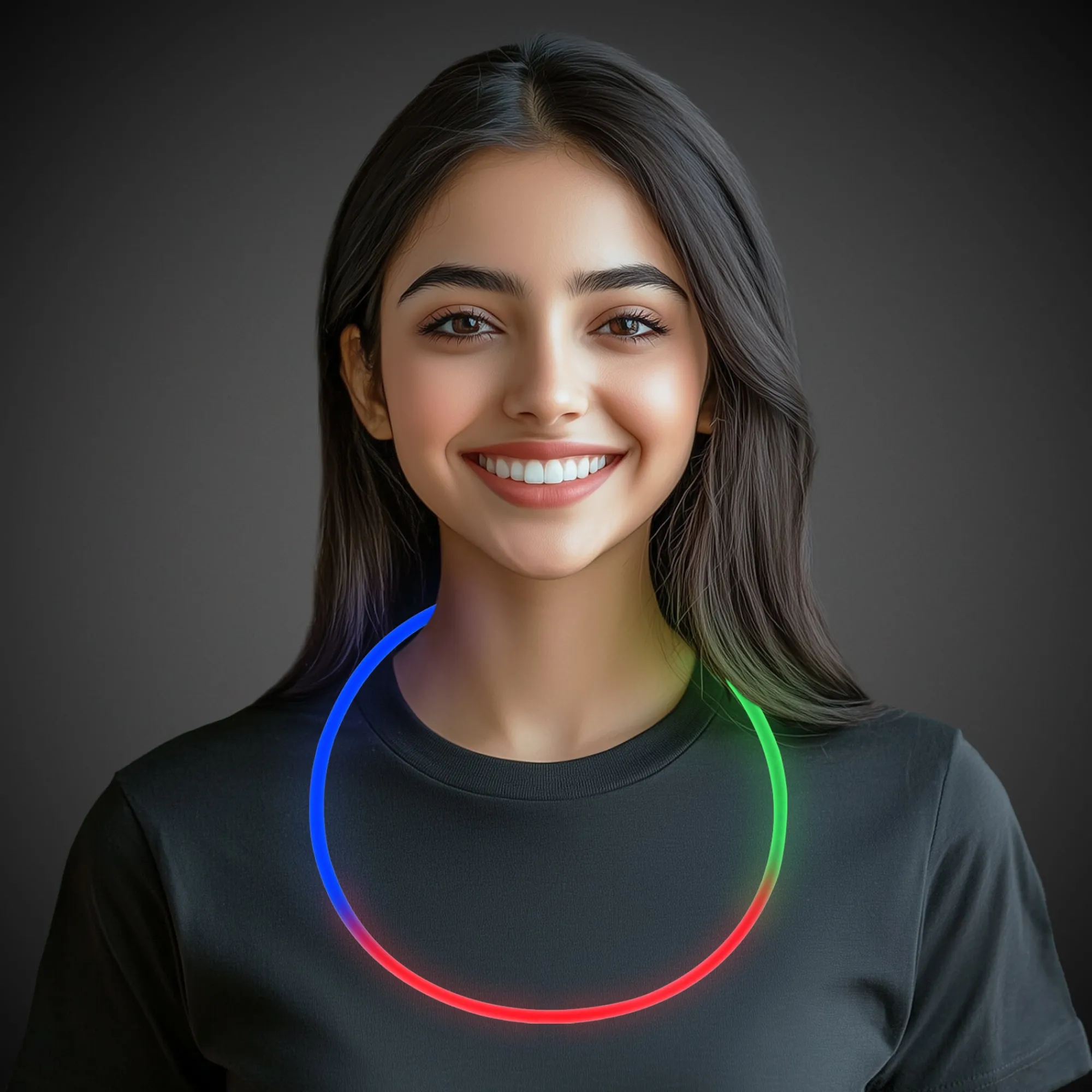 Discount Windy City Novelties Green, Red and Blue 22" Glow Necklaces Green/Red/Blue