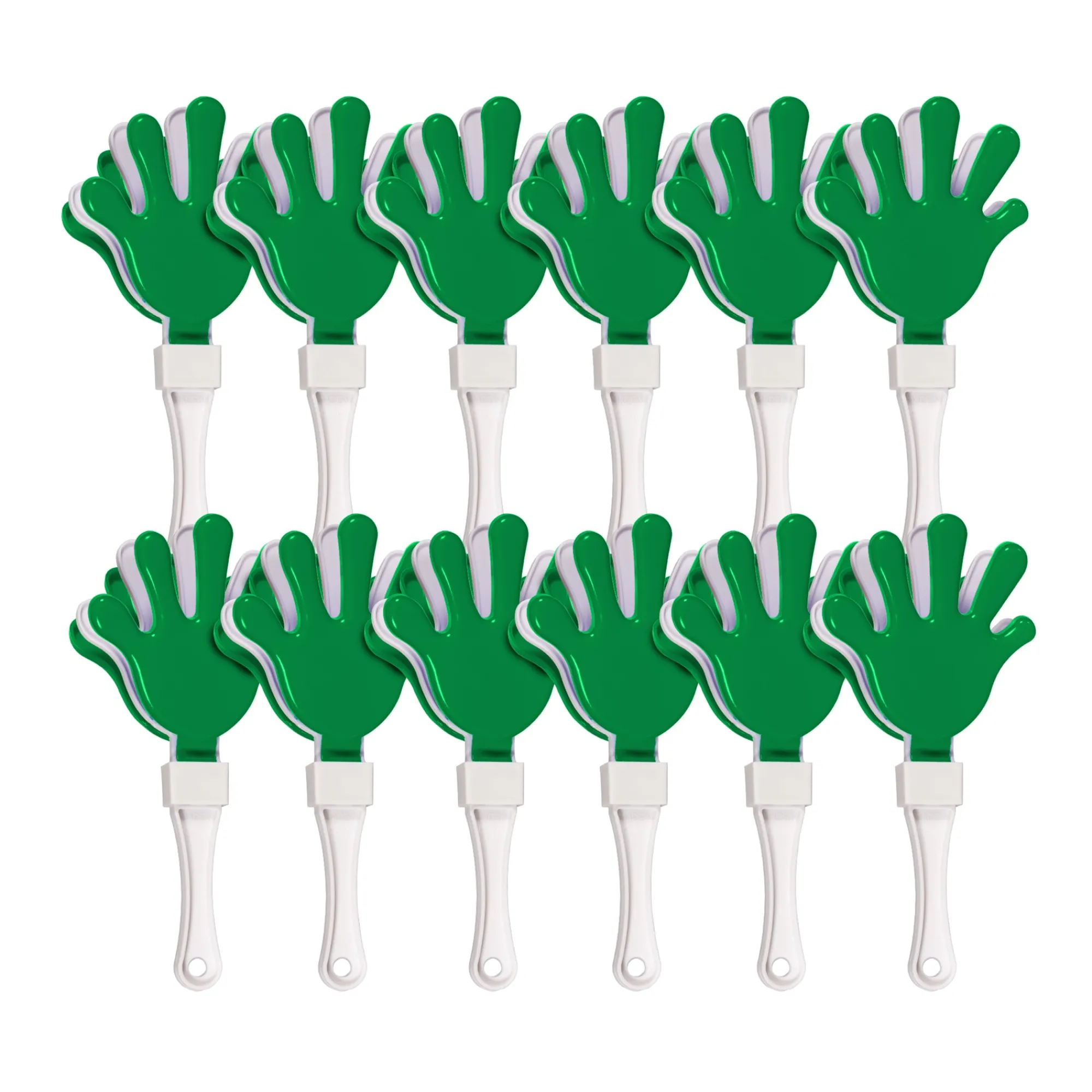 Clearance Windy City Novelties Green & White Hand Clappers