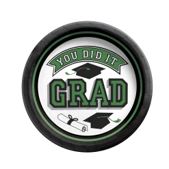 Online Windy City Novelties Green You Did It Grad 6 3/4" Plates
