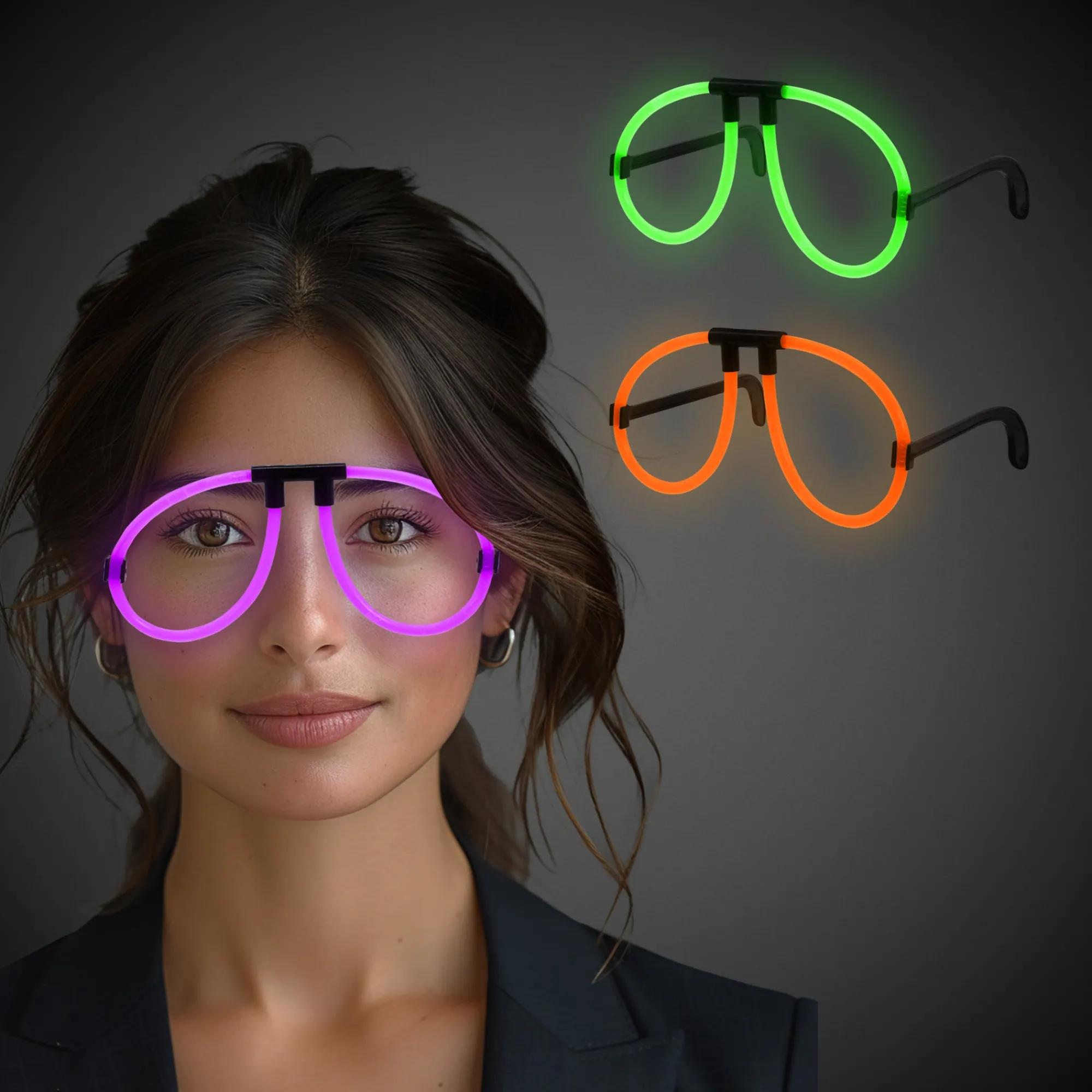 Best Windy City Novelties Halloween Glow Eyeglasses Retail Display