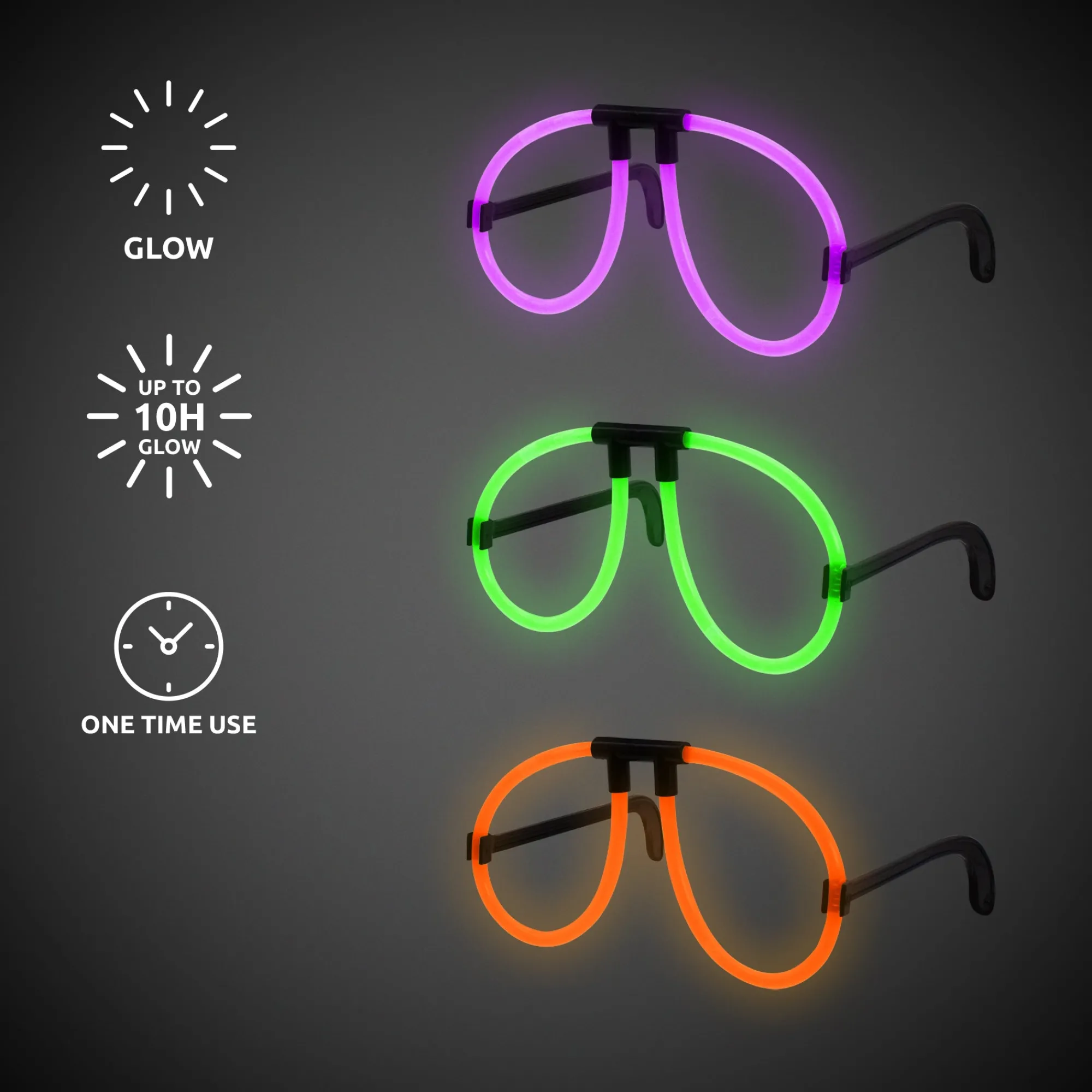 Best Windy City Novelties Halloween Glow Eyeglasses Retail Display