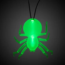 Best Windy City Novelties Halloween Glow Spider Necklaces Retail Hanging Display