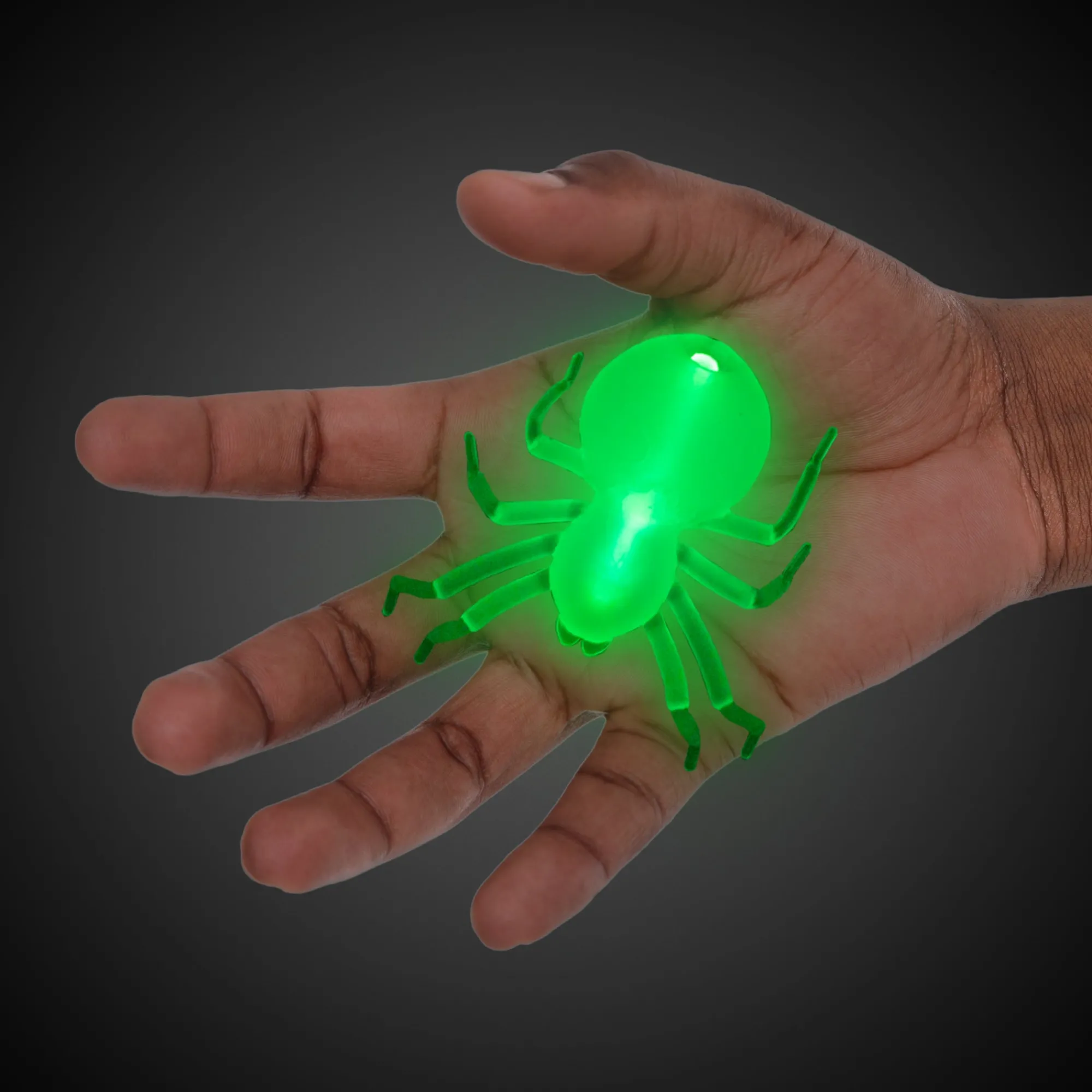 Best Windy City Novelties Halloween Glow Spider Necklaces Retail Hanging Display