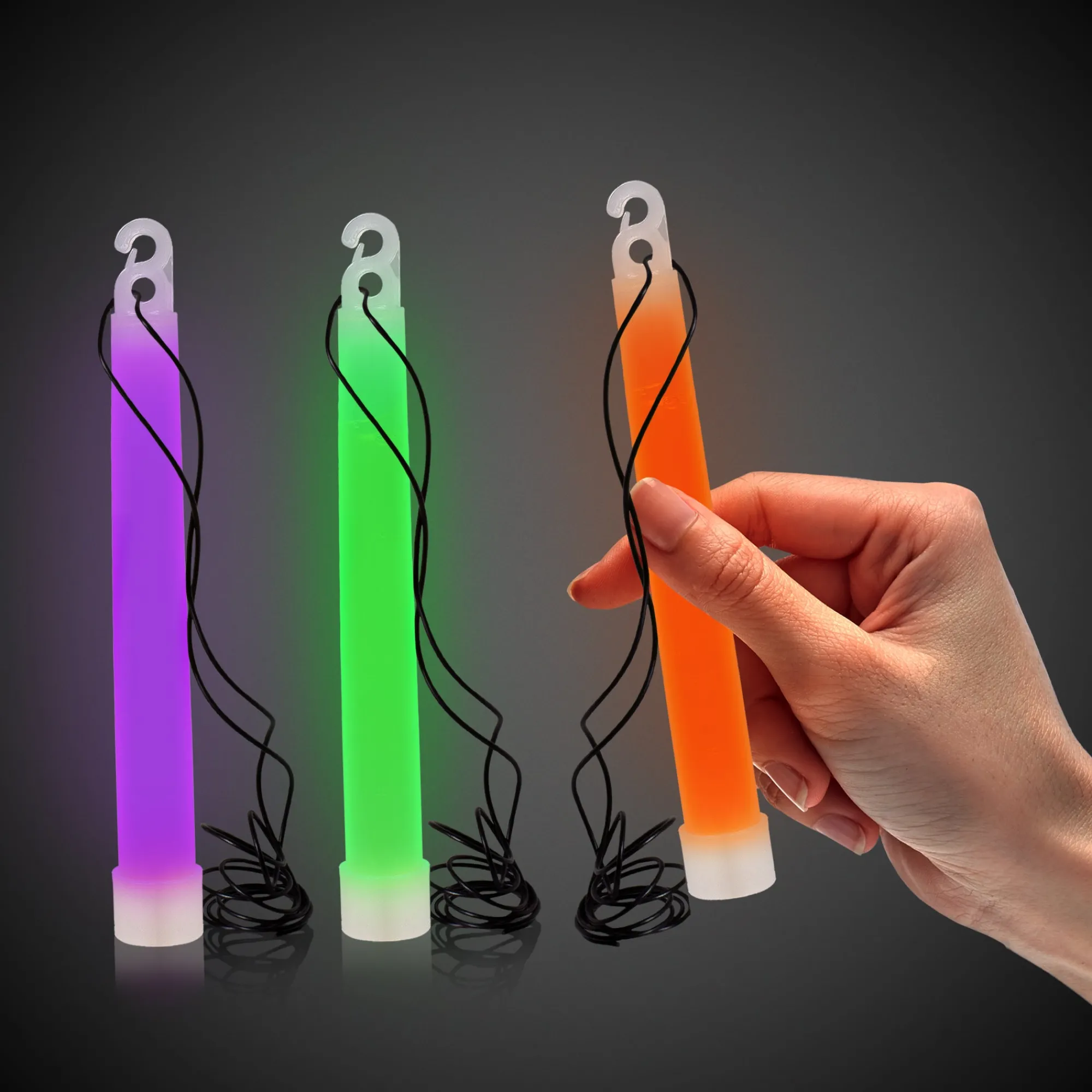 Windy City Novelties Halloween Glow 6" Sticks Retail Counter Display