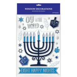 Outlet Windy City Novelties Hanukkah Window Clings