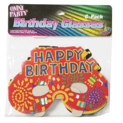 Windy City Novelties Happy Birthday Cardboard Glasses