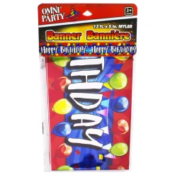 Outlet Windy City Novelties Happy Birthday Mylar Banner