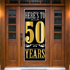Discount Windy City Novelties Here's to 50 Years Door Cover