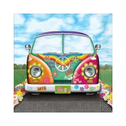 Hot Windy City Novelties Hippie Bus Lunch Napkins