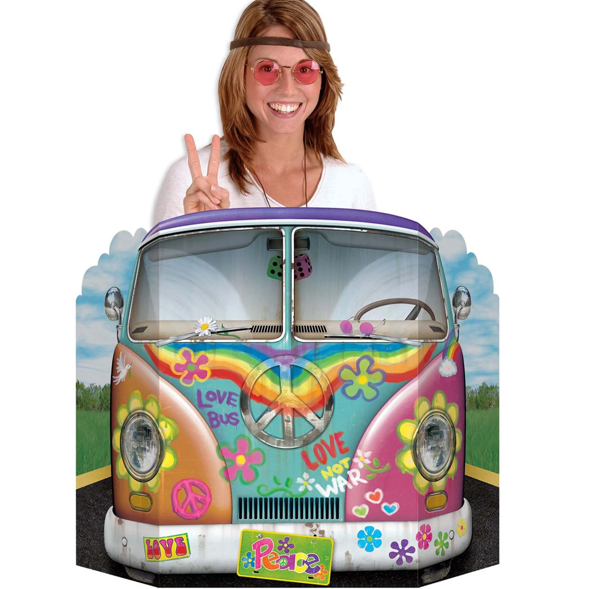 Outlet Windy City Novelties Hippie Bus Photo Prop